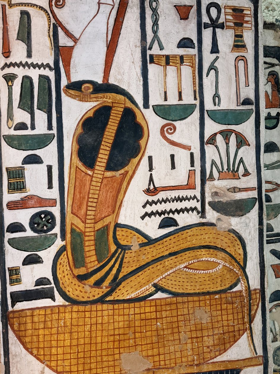 Tombe de Néfertari / Déesse égyptienne Wadjet - Egyptian 19th Dynasty