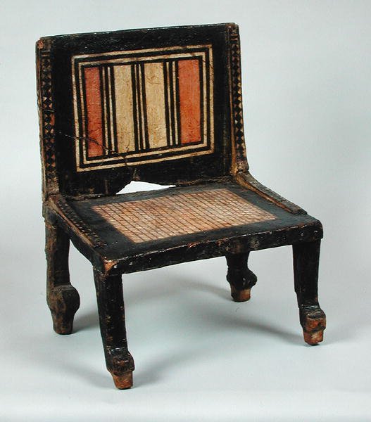 Chaise votive, de Thèbes, Nouvel Empire - Egyptian 20th Dynasty