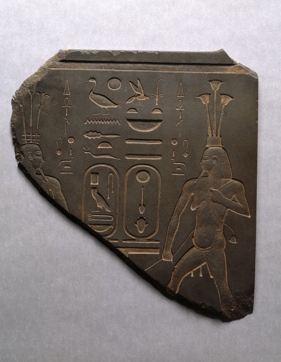 Le dieu du Nil Hapi liant rituellement la Haute et la Basse Égypte, 663-525 av. J.-C. - Egyptian 26th Dynasty