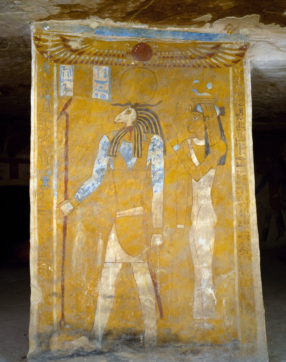 Peintures murales de la tombe de Pa Nentwy - Egyptian 26th Dynasty