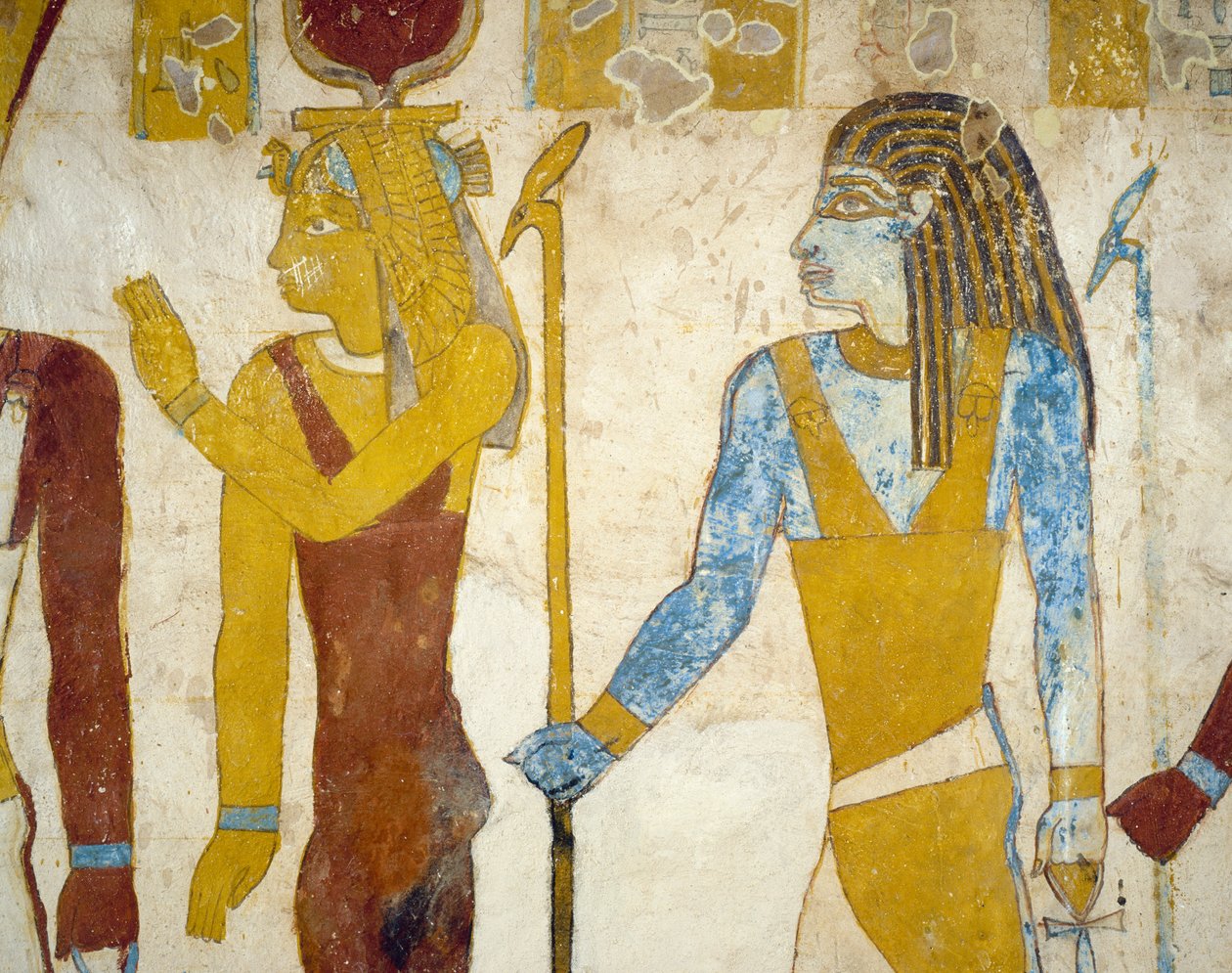 Peintures murales de la tombe de Pa Nentwy, Oasis de Bahariya - Egyptian 26th Dynasty