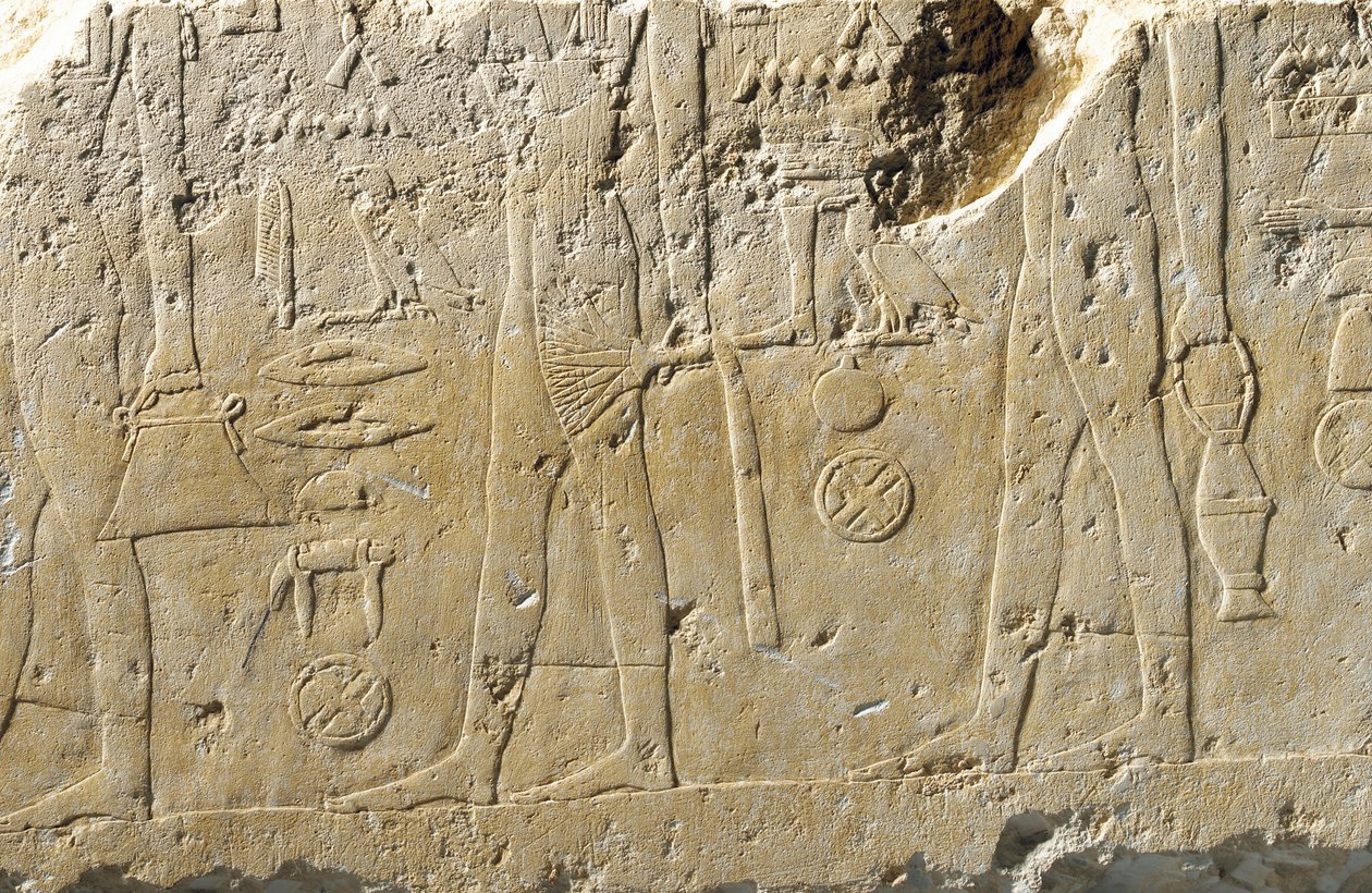 Détail du fragment de relief de Pehenuka, Ancien Empire - Egyptian 5th Dynasty