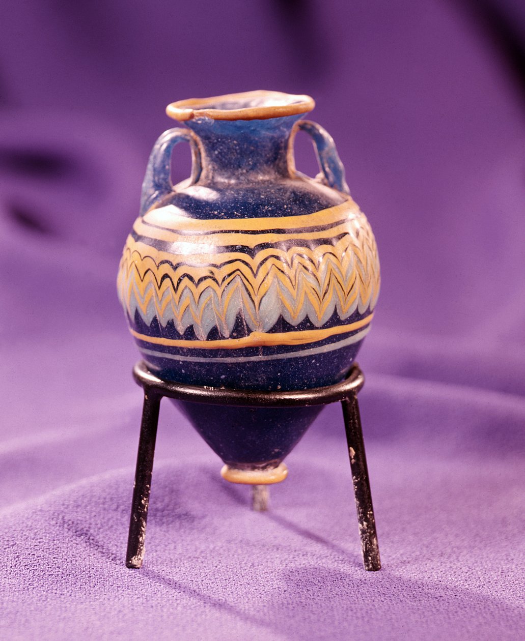 Amphore, 3e-4e siècle av. J.-C. (verre) - Egyptian Egyptian