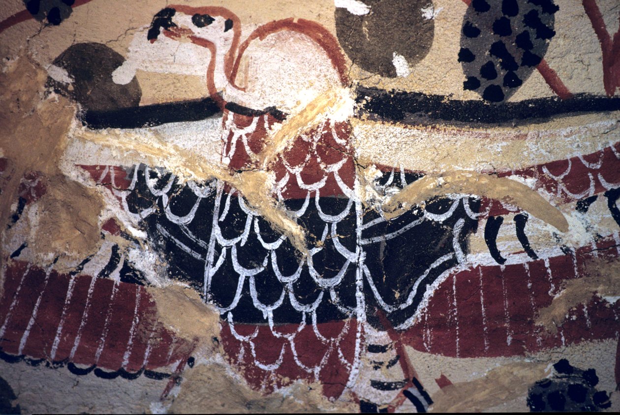 Égypte ancienne, peinture murale, tombe de Sennufer, tombe des nobles, Thèbes - Egyptian Egyptian