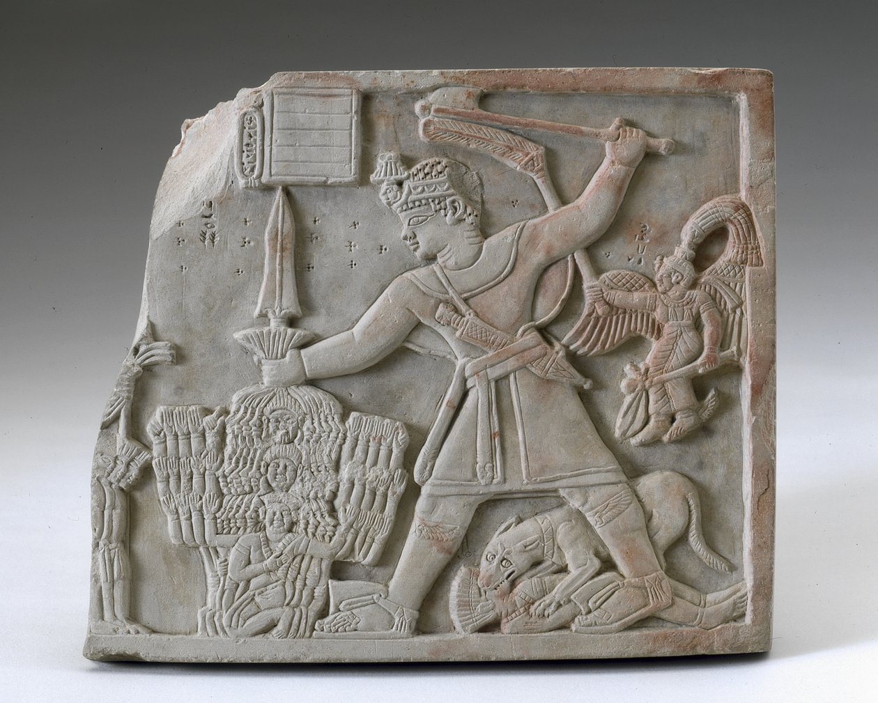 Prince Arikankharer tuant ses ennemis, Méroé - Egyptian School