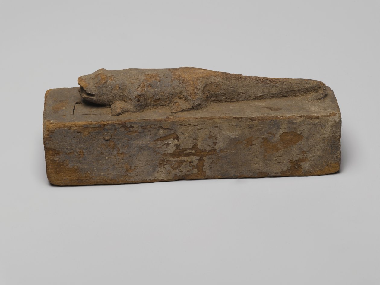 Petit cercueil pour un crocodile, 664-332 av. J.-C. - Egyptian School