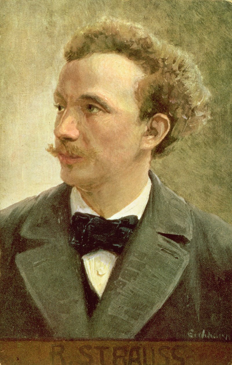 Carte postale de Richard Strauss, vers 1914 - Eichhorn Eichhorn