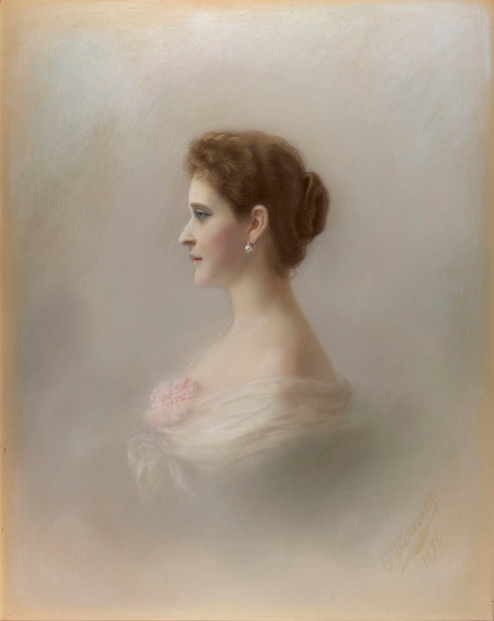 Portrait de la grande-duchesse Élisabeth Féodorovna, princesse Élisabeth de Hesse et du Rhin - Ekaterina Ieronimovna Viskovatova