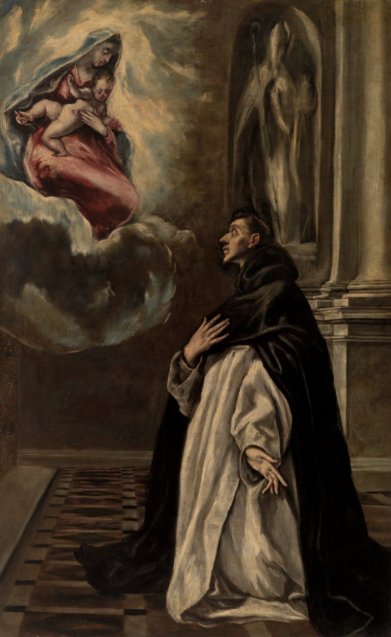 Apparition de la Vierge et de l