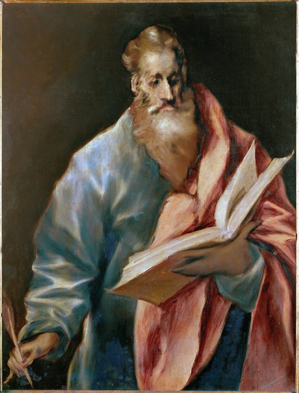 Saint Simon, apôtre (peinture sur toile) - El (1541-1614) Greco