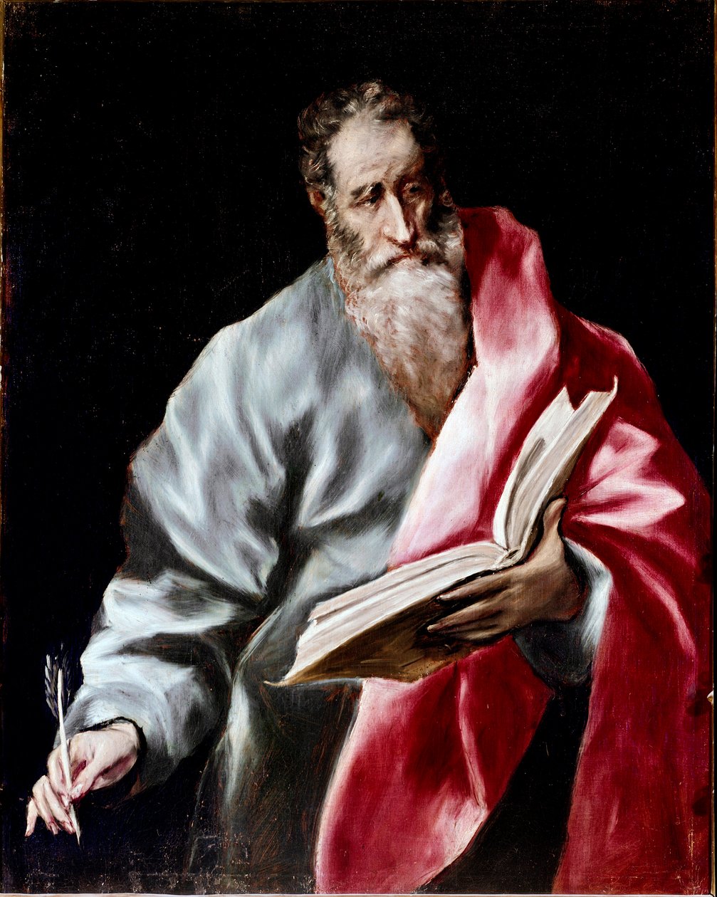 Apostolat de la cathédrale de Tolède : Saint Matthieu - El Greco