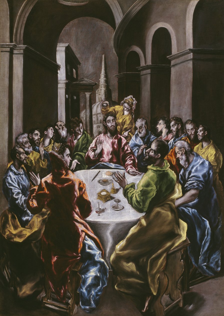 Le festin dans la maison de Simon, 1608-14 - El Greco