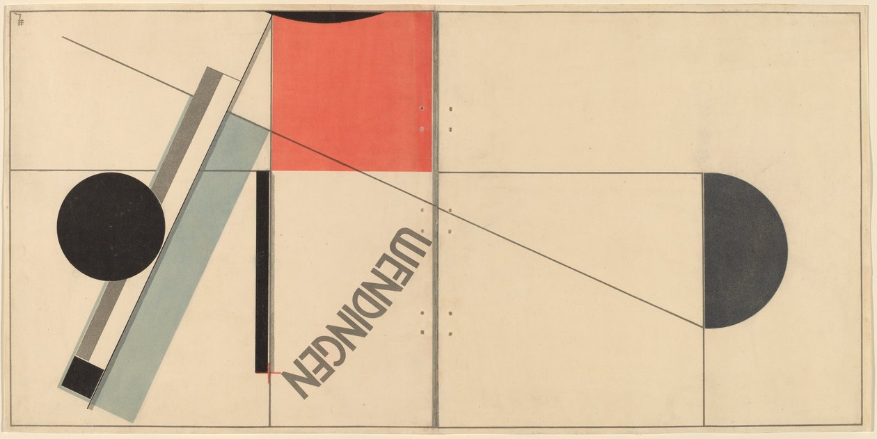 Wendingen - Eliezer Markowich Lissitzky