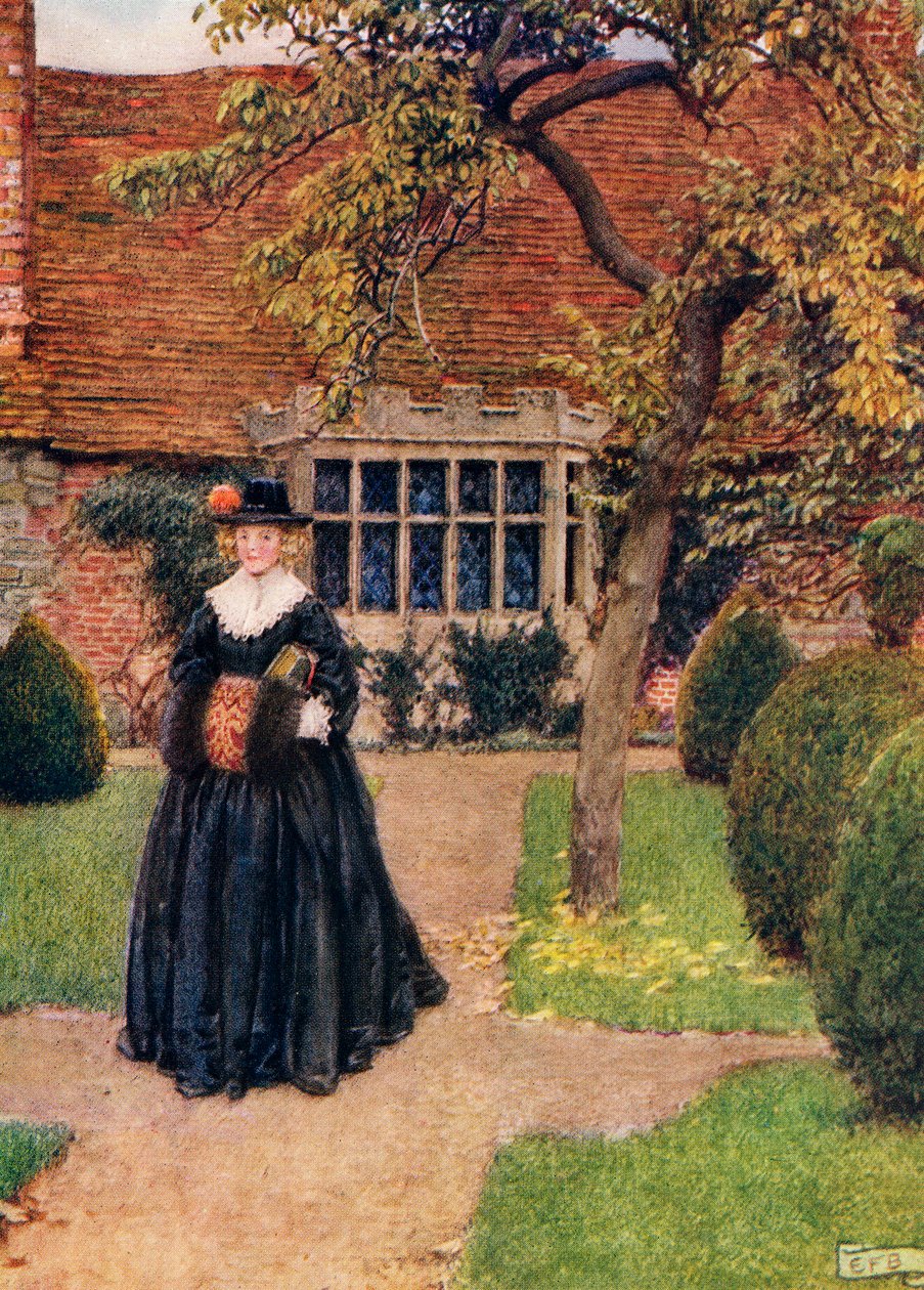 Illustration pour le poème The Poetry of Dress de Herrick, du livre 