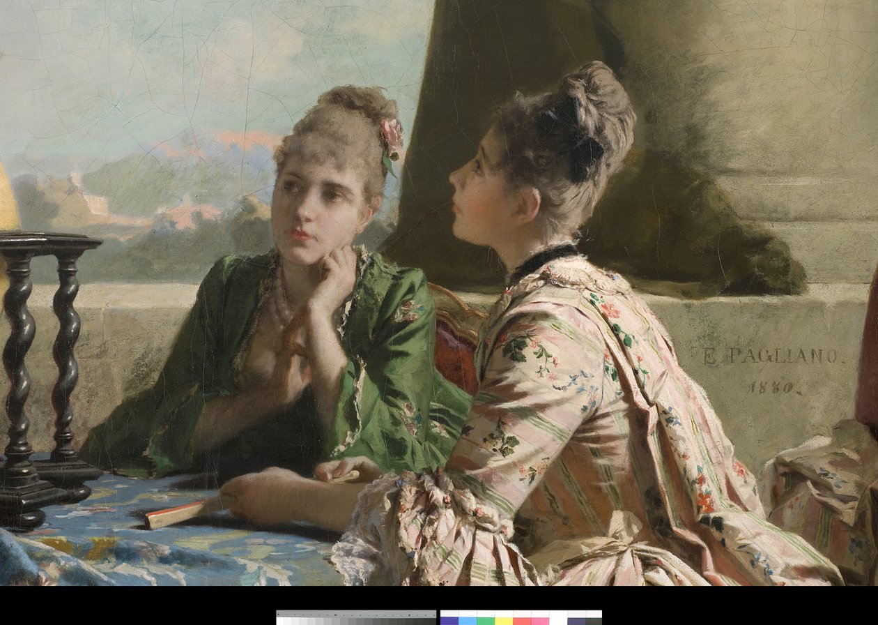 La Leçon de géographie, 1880 - Eleuterio Pagliano