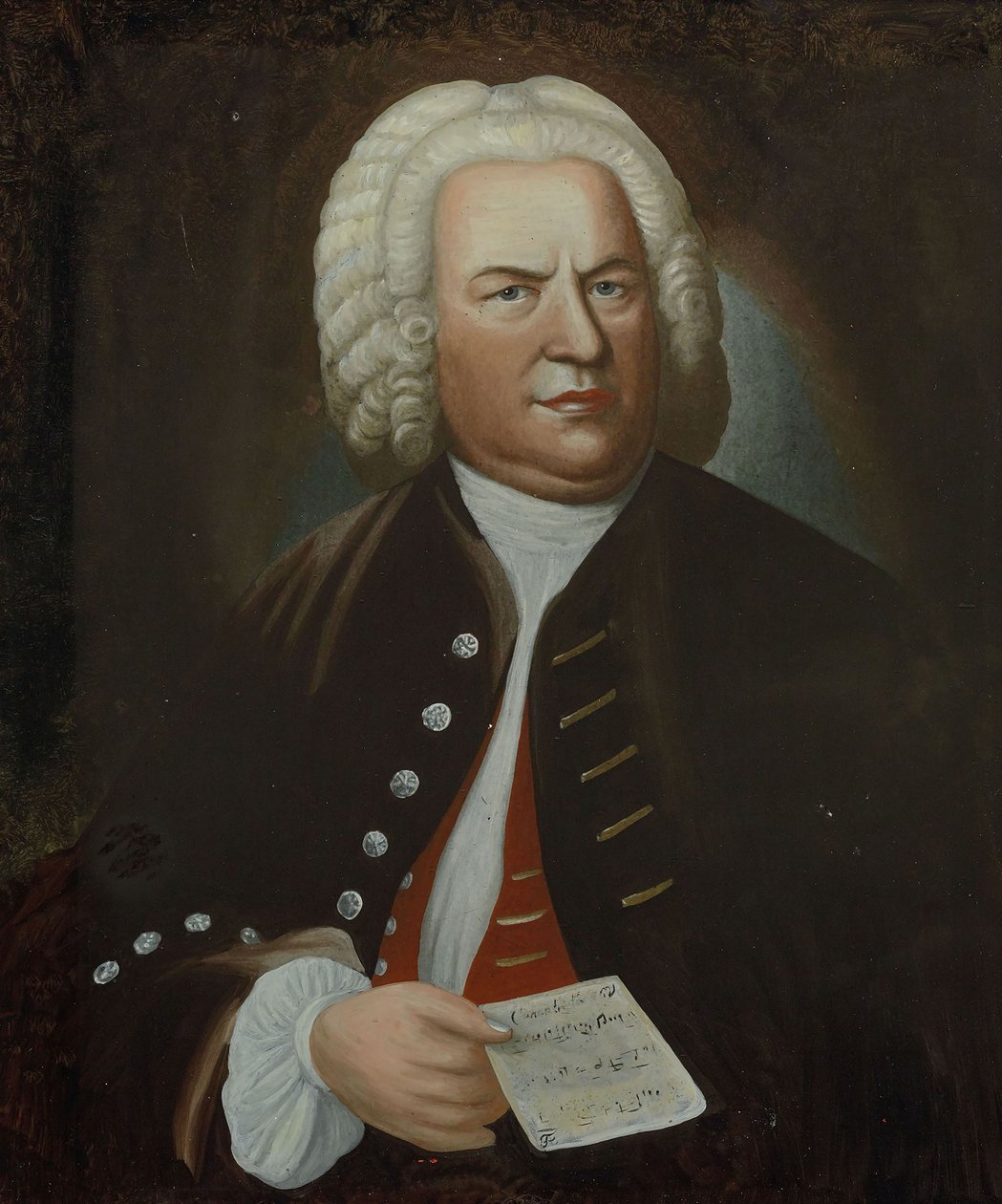 Portrait de Johann Sebastian Bach, milieu du XVIIIe siècle - Elias Gottlob Haussmann