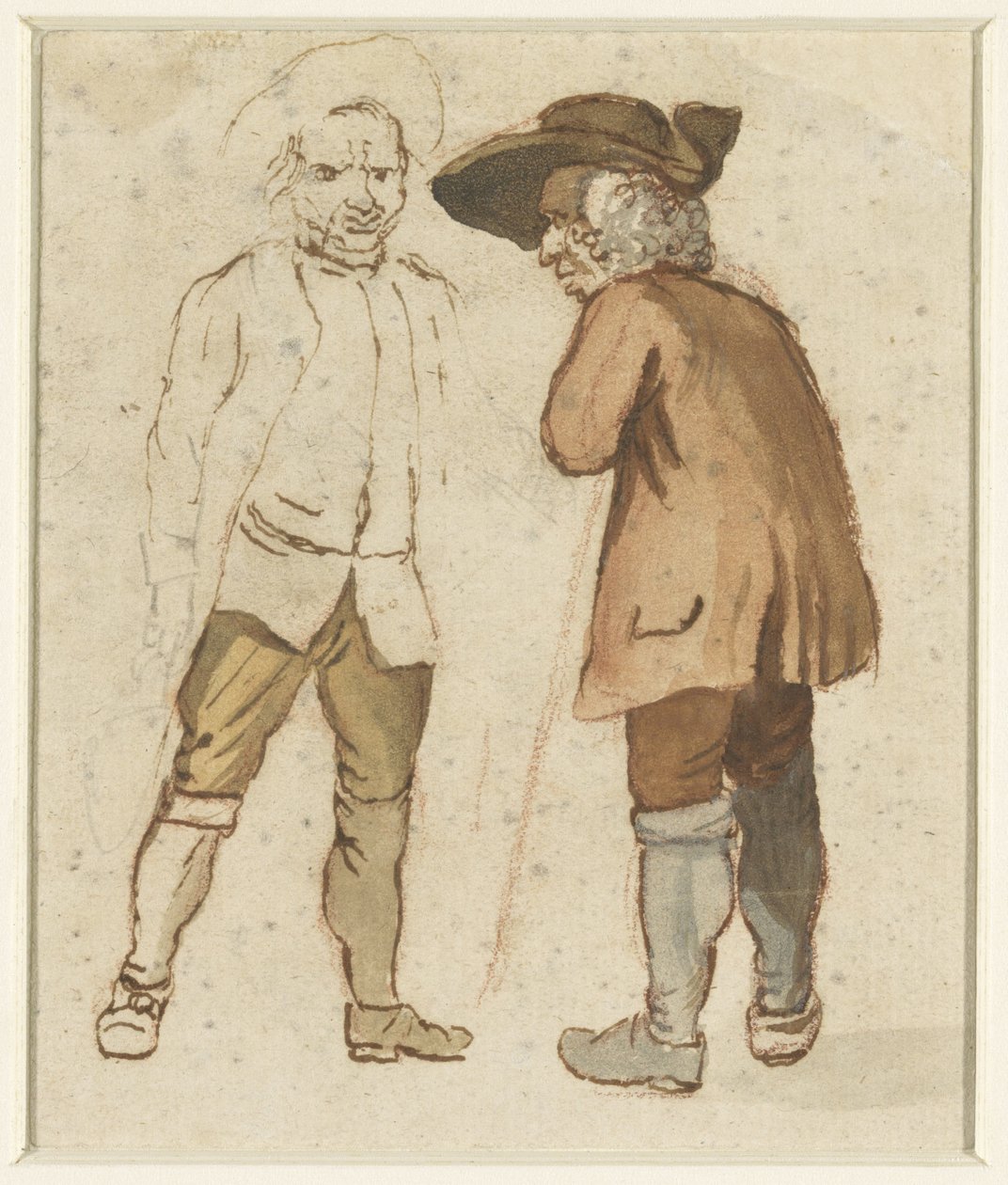Deux vieux paysans en conversation - Elias Martin (possibly)