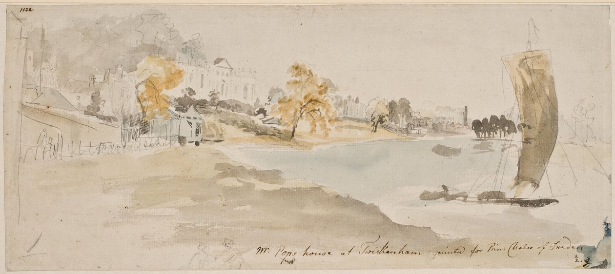 Villa de Pope à Twickenham - Elias Martin