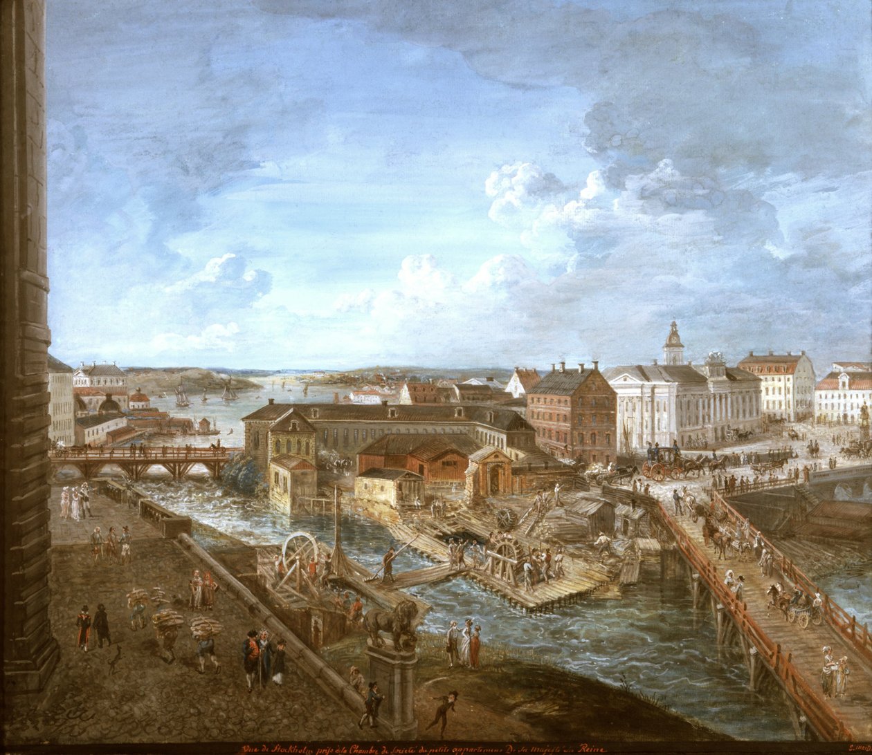 Vue de Stockholm - Elias Martin