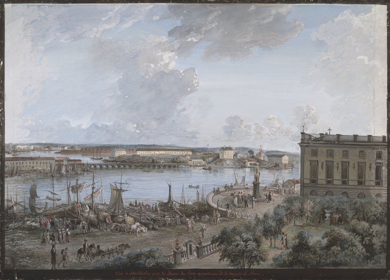 Vue de Stockholm - Elias Martin