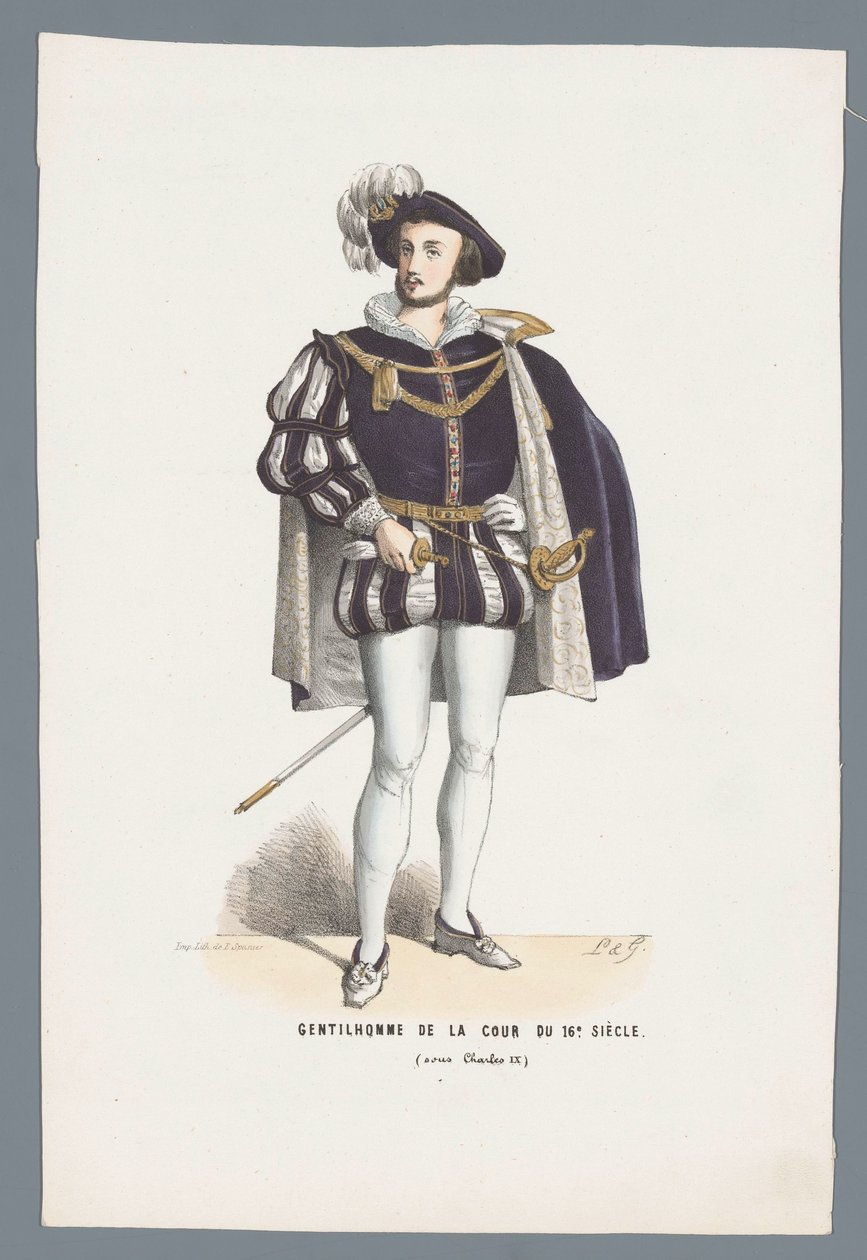Gentilhomme de la cour du 16e siècle (sous Charles IX) - Elias Spanier