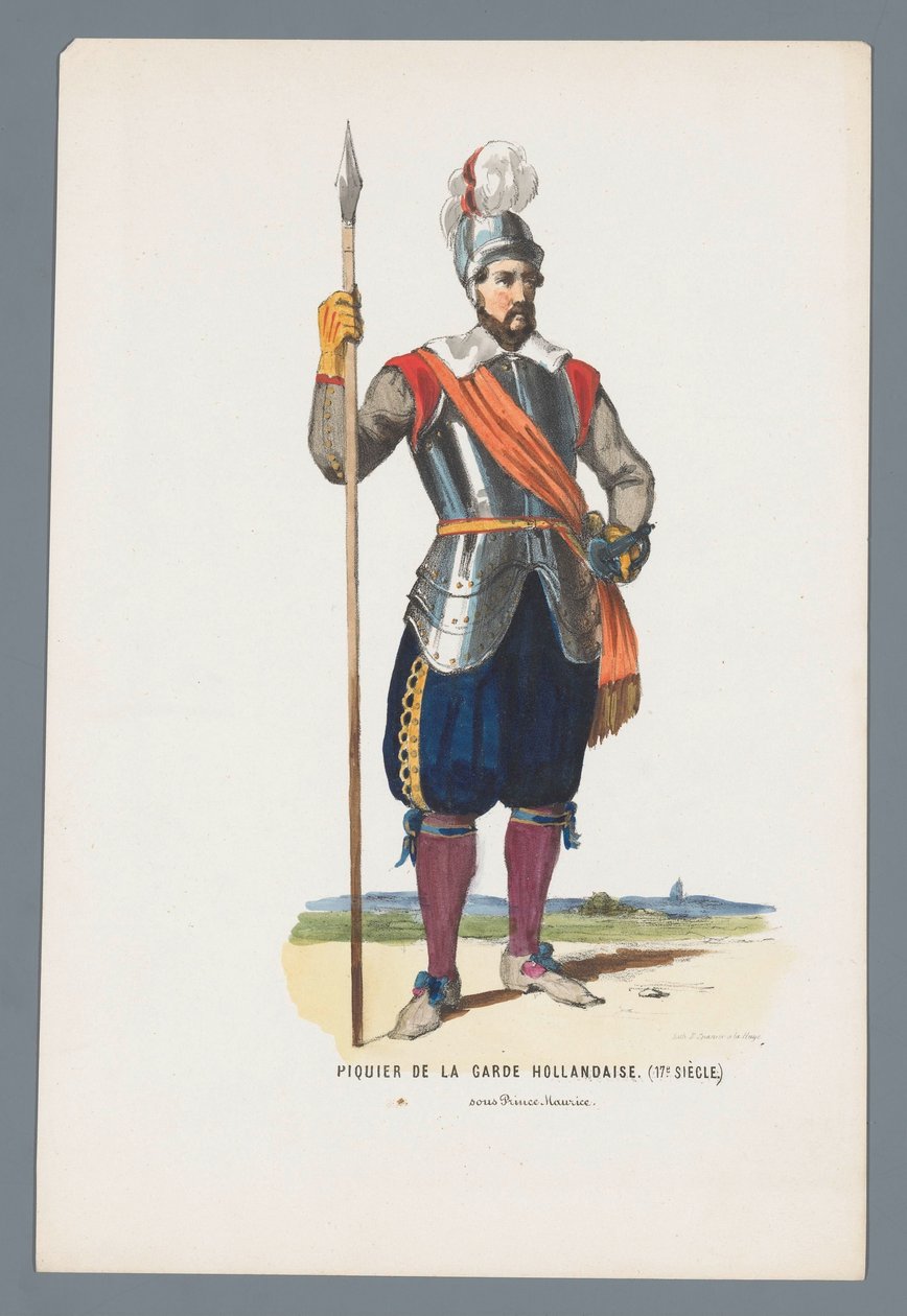 Piquier de la Garde Hollandaise (17e Siècle) sous Prince Maurice - Elias Spanier