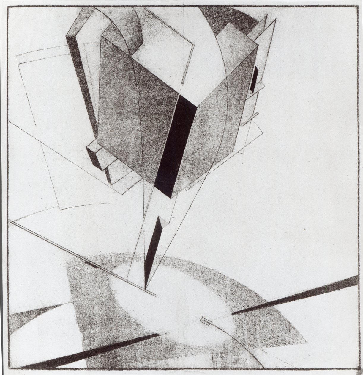 Proun 5 A, 1919 - Eliezer Markowich Lissitzky