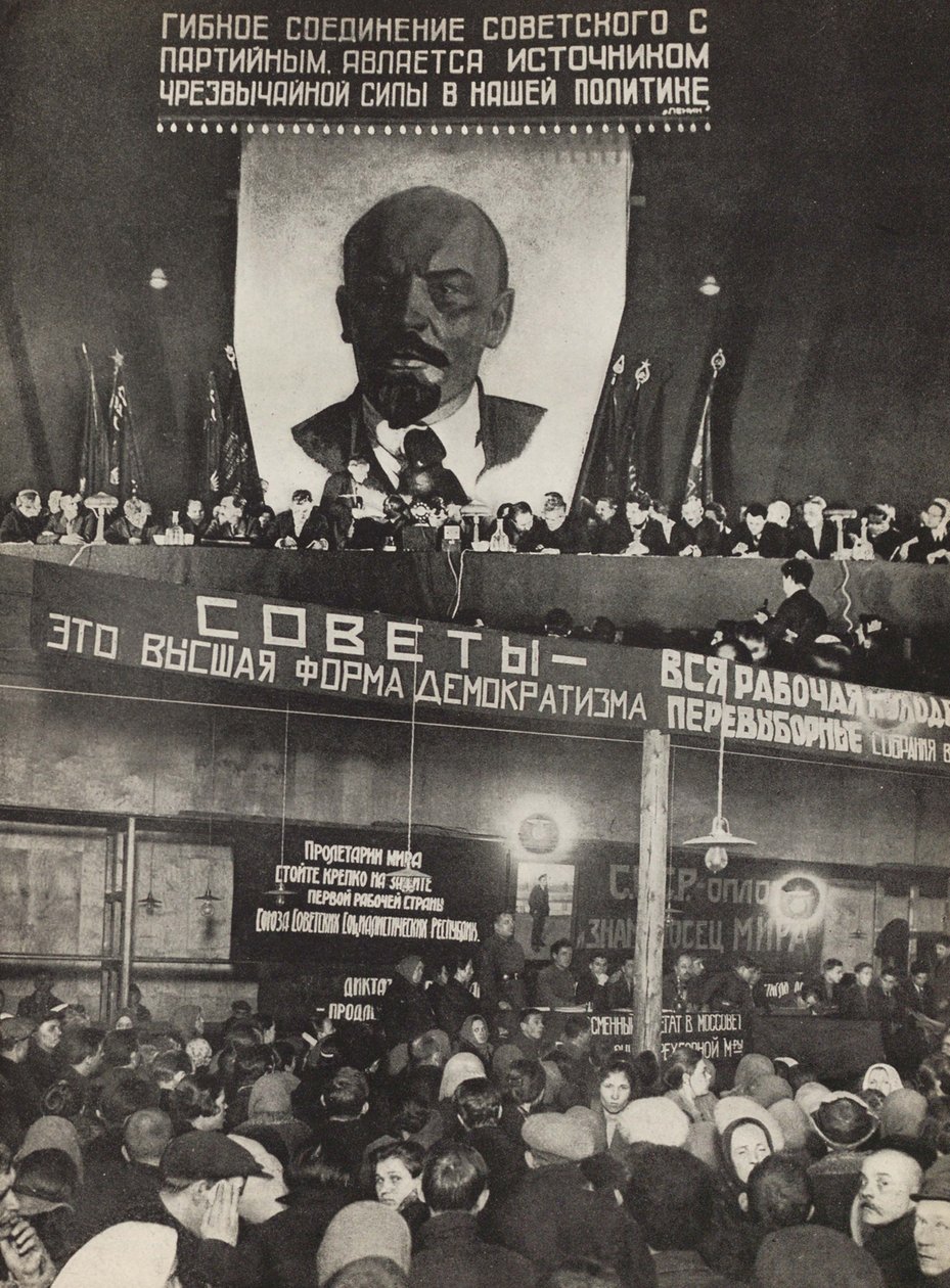 Les Soviets - la forme la plus élevée de la démocratie. Illustration de L