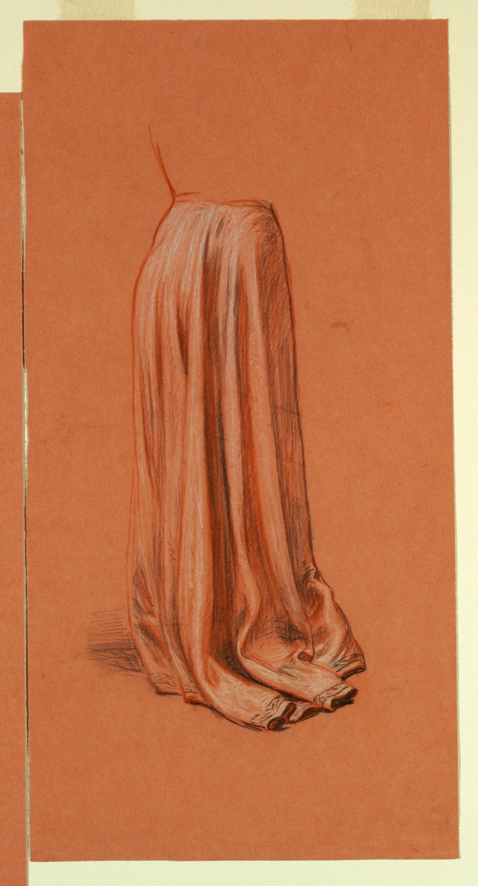 Dessin, Drapery (étude pour une peinture à l