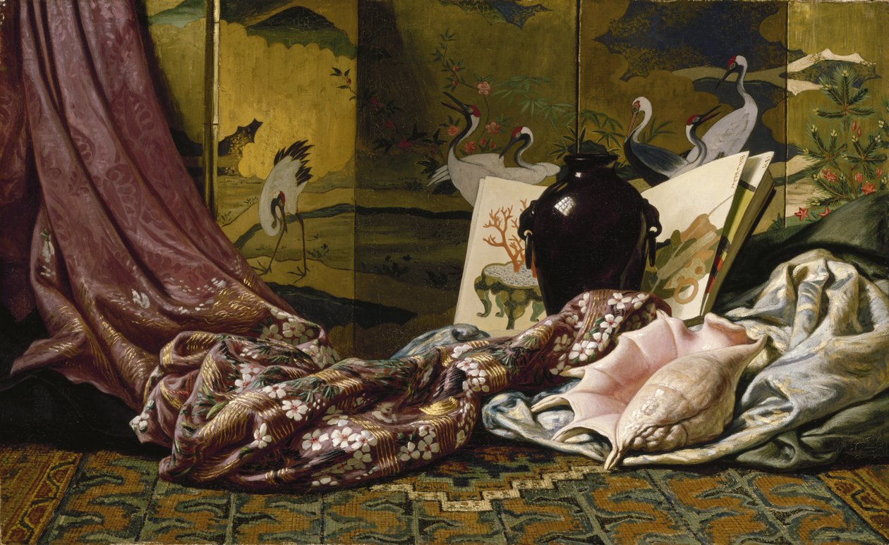 Nature morte japonaise - Elihu Vedder