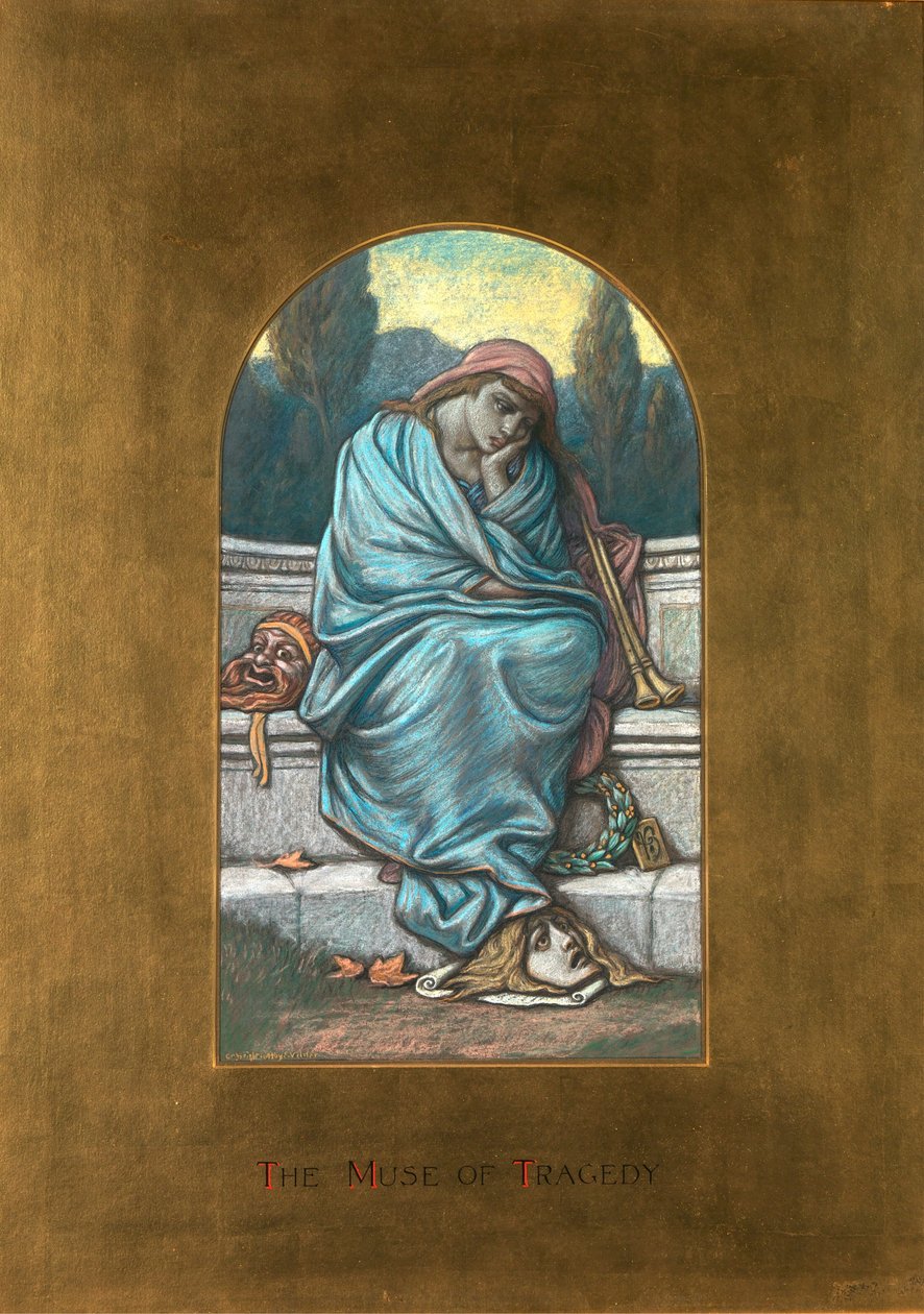Muse de la tragédie - Elihu Vedder