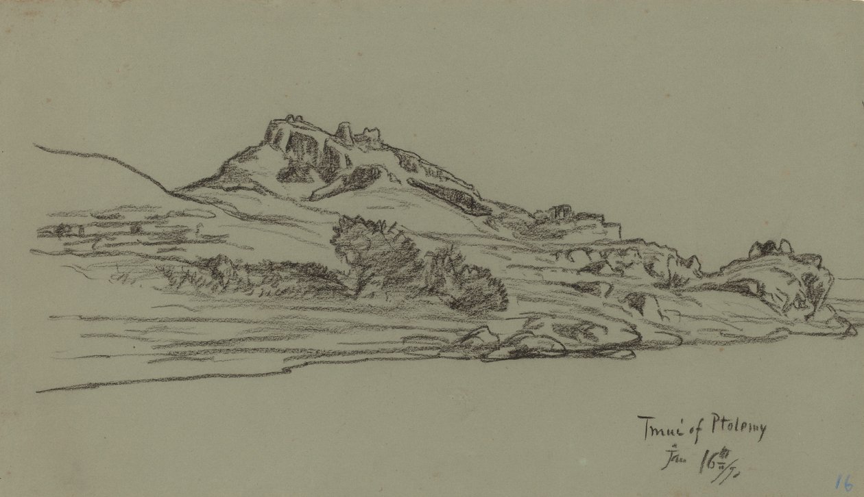 Voyage sur le Nil, Tmui de Ptolémée - Elihu Vedder