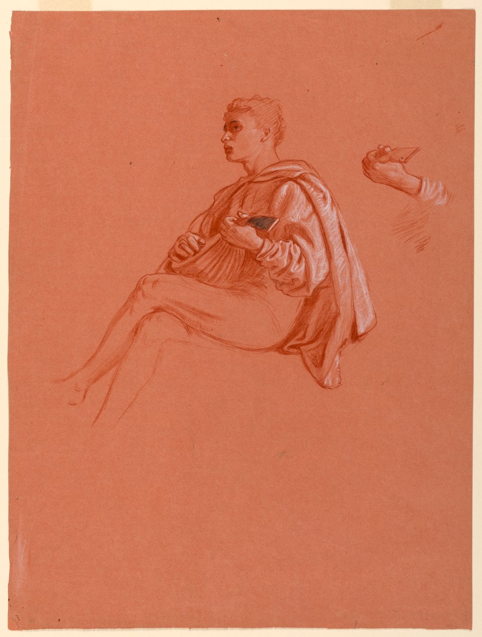 Étude pour "Un pique-nique florentin" - Elihu Vedder