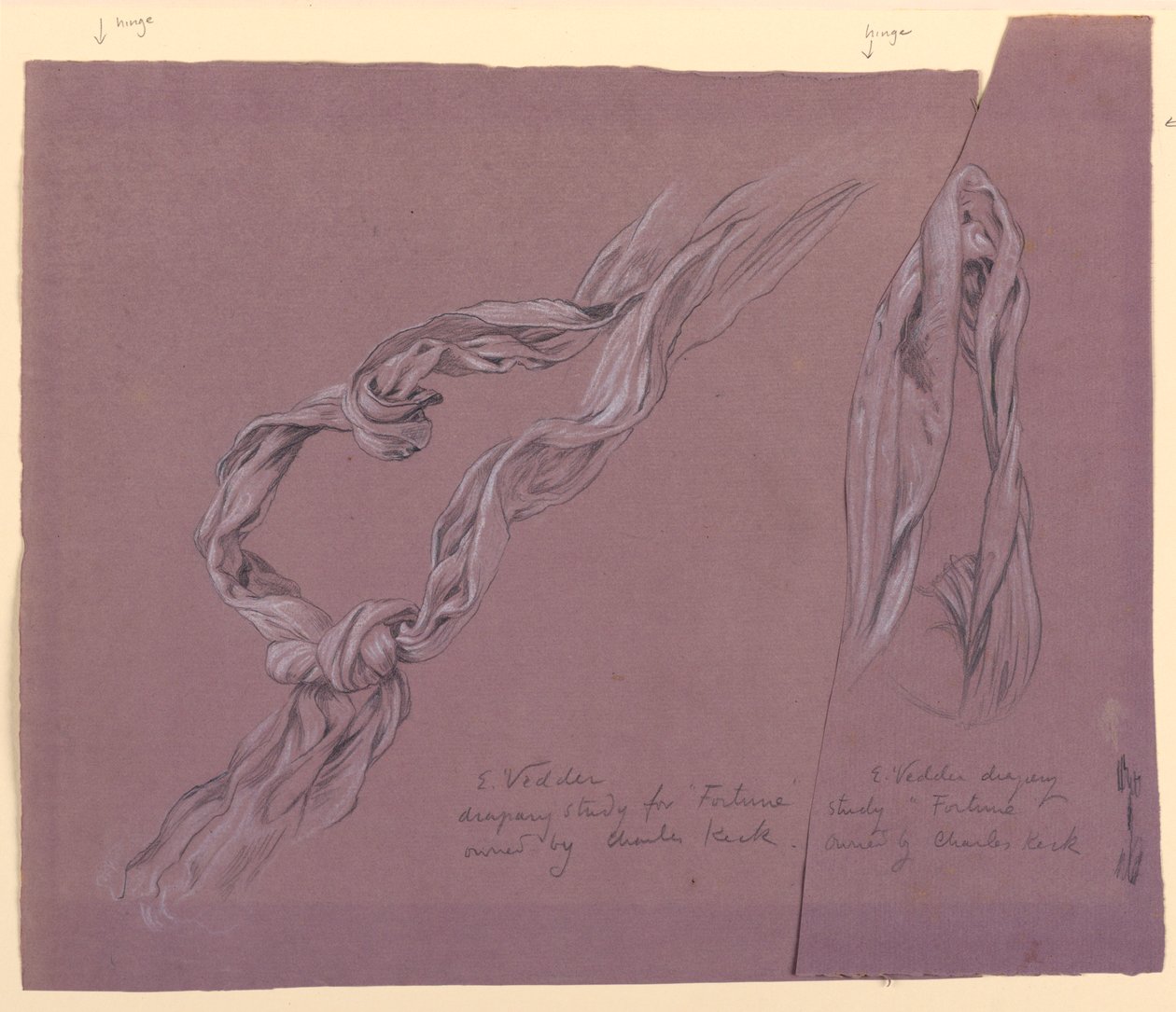 Étude pour "Fortune" - Elihu Vedder