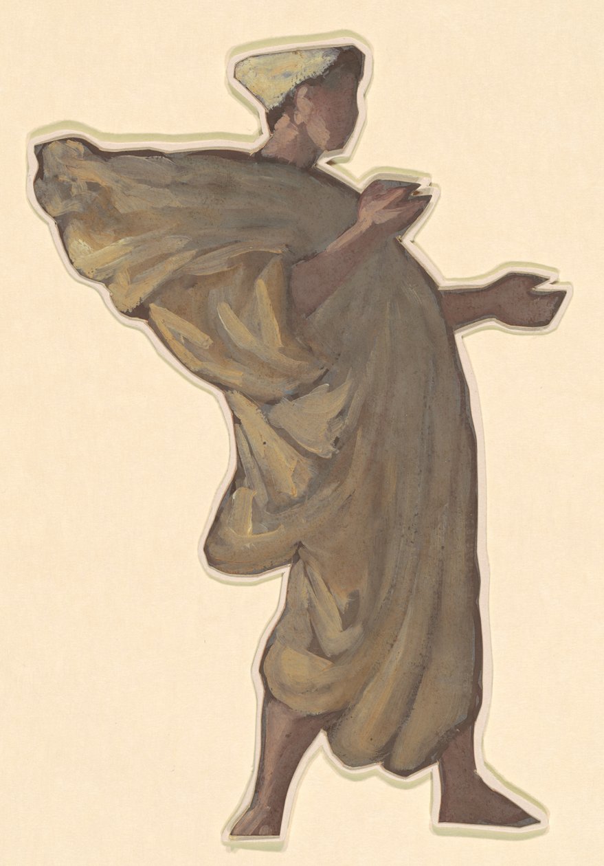 Étude pour Les Filles Grecques se Baignant - Elihu Vedder