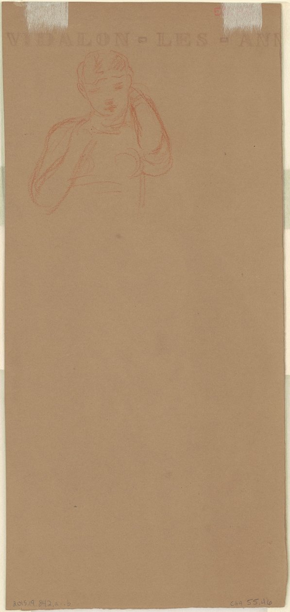 Étude pour "Filles grecques se baignant" (verso) - Elihu Vedder