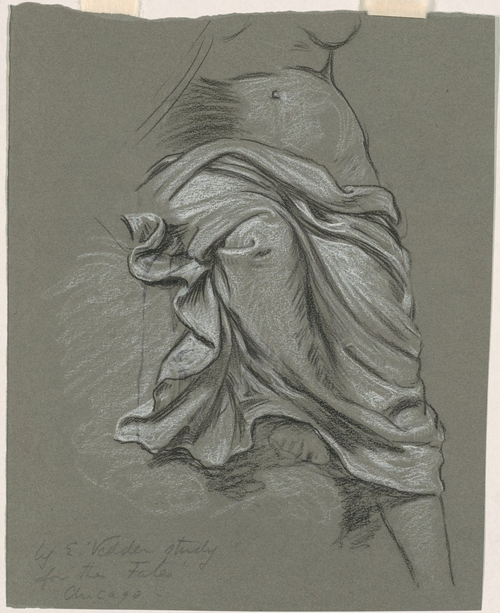 Étude pour "Les Parques rassemblant les étoiles" - Elihu Vedder