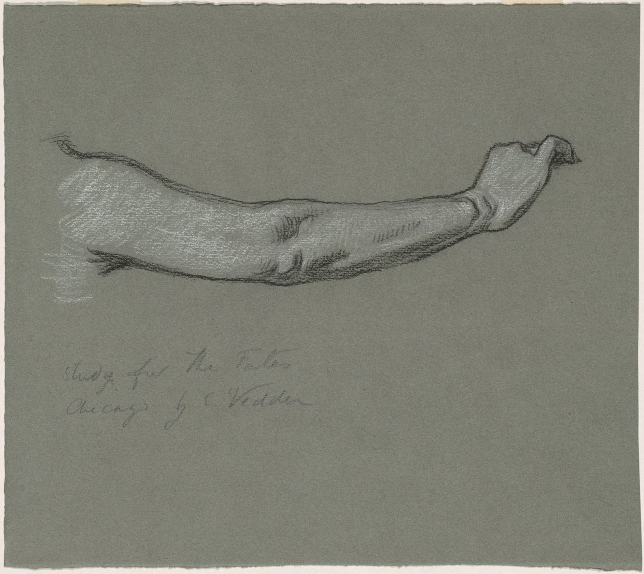 Étude pour "Les Parques rassemblant les étoiles" - Elihu Vedder