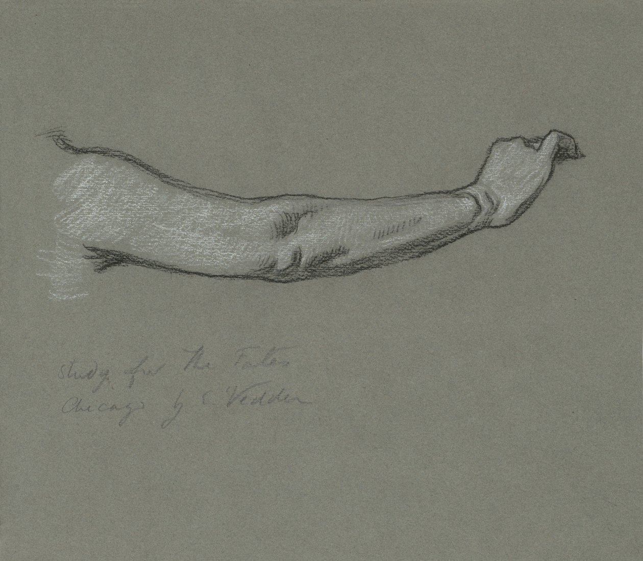 Étude pour Les Parques rassemblant les étoiles, 1884-1887 - Elihu Vedder