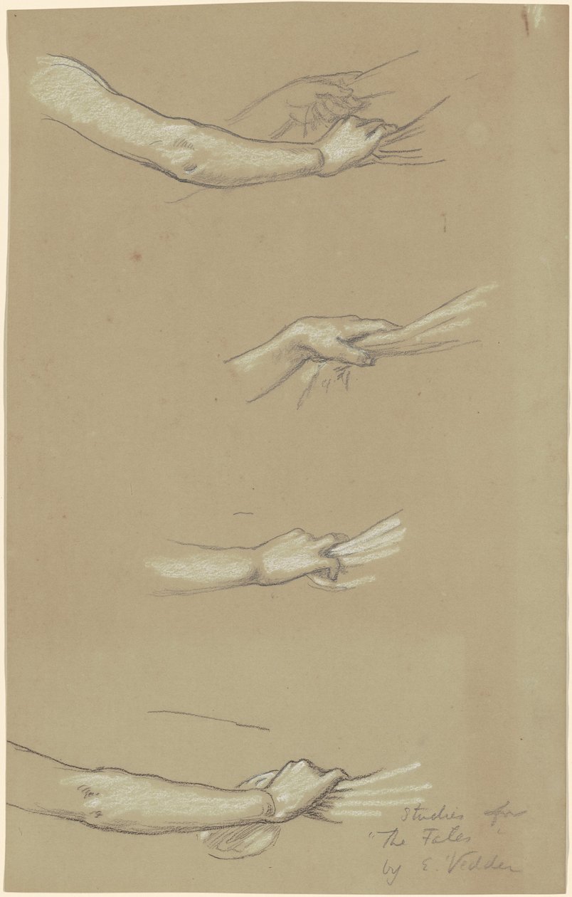 Étude pour Les Parques rassemblant les étoiles, vers 1884-1887 - Elihu Vedder