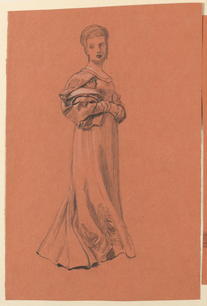 Étude pour "Procession de Mariage" - Elihu Vedder