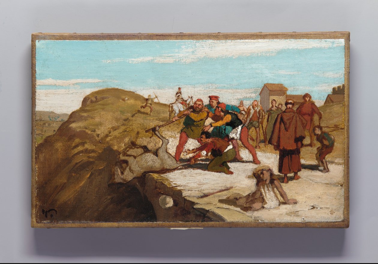 Die Fabel vom Müller, seinem Sohn und dem Esel Nr. 7 - Elihu Vedder
