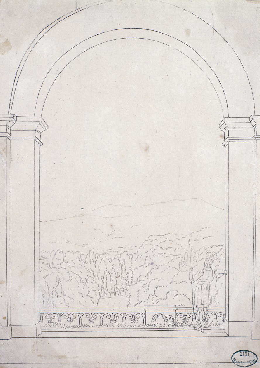 Arc à la Villa de Poggio a Caiano, 1813 - Elisa Bonaparte