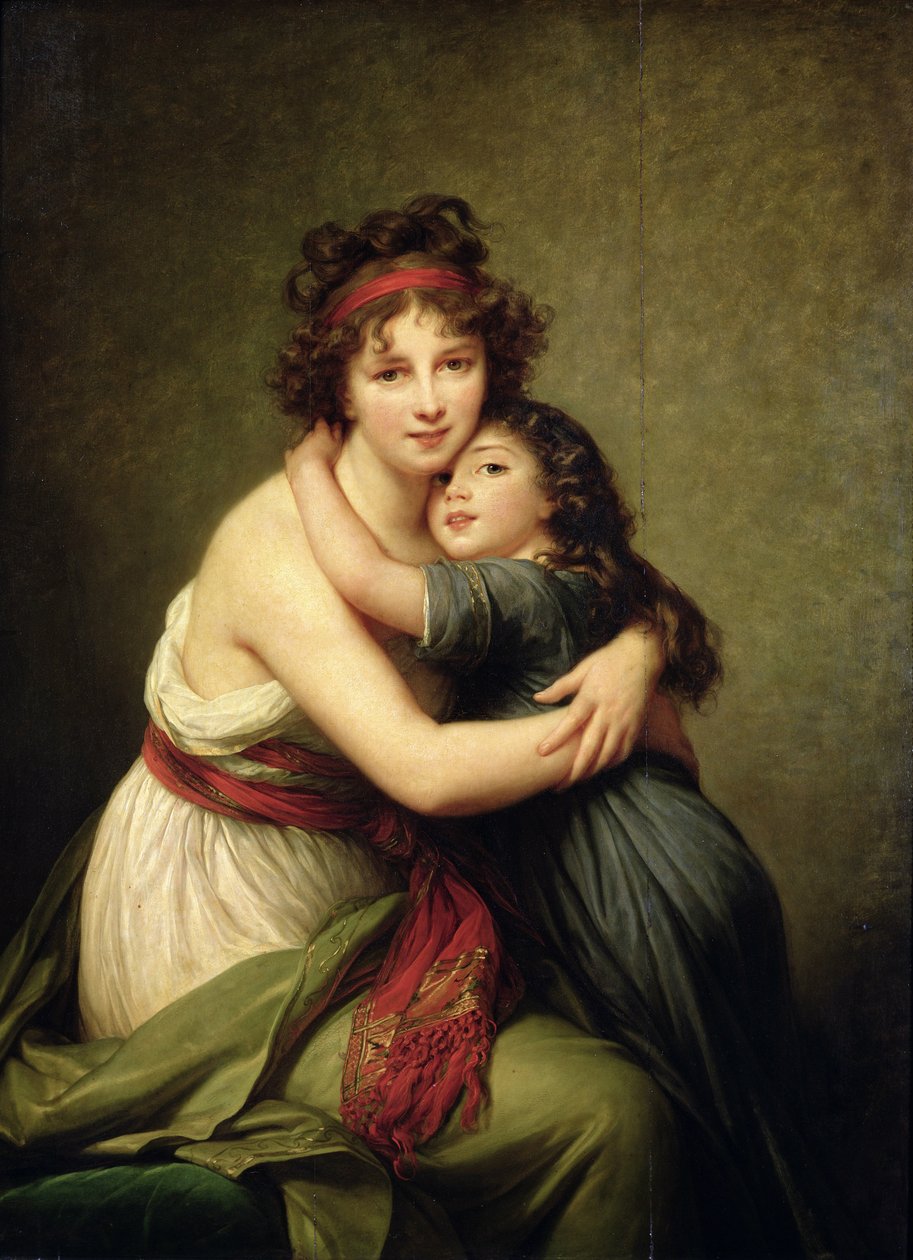 Madame Vigée-Lebrun et sa fille, Jeanne-Lucie-Louise (1780-1819) 1789 - Elisabeth Louise Vigee-Lebrun