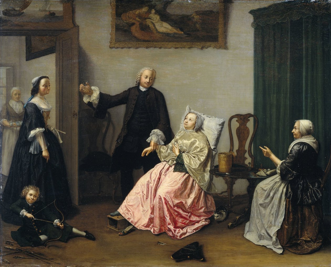 Visite du médecin - Elisabeth Geertruida Wassenbergh
