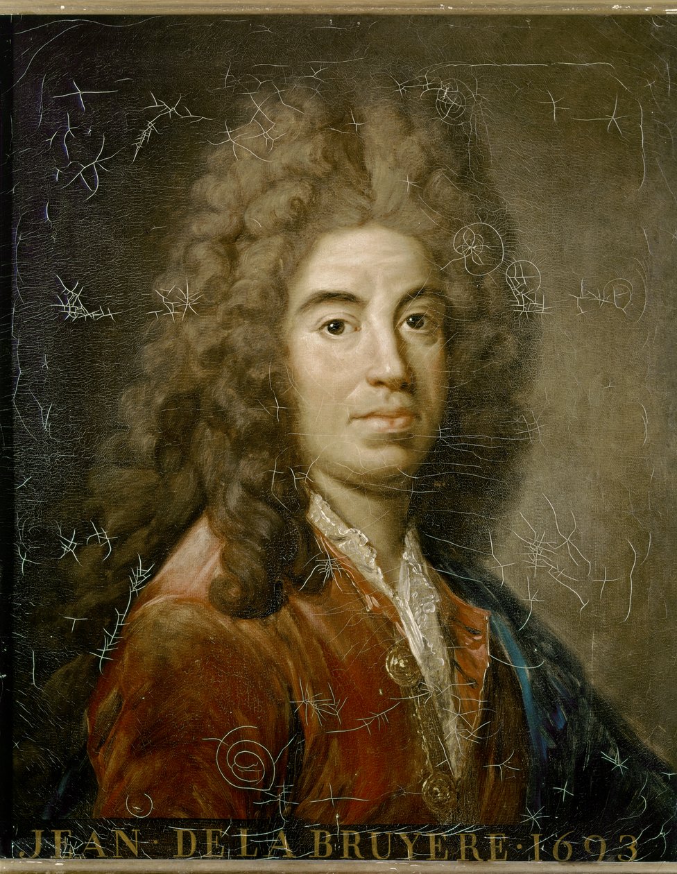 Jean de LA BRUYERE, Portrait. 1775 (oil on canvas) - Elisabeth Louise Vigee Lebrun