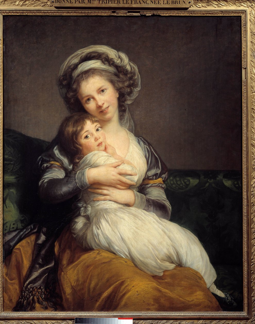 Madame Vigée-Le Brun et sa fille, Jeanne Marie-Louise (1780-1819) Peinture de Marie Élisabeth Louise Vigée Le Brun (ou Vigée-Lebrun ou Vigée Lebrun) (1755-1842). 1789 Dim. 1,05 x 0,84 Musée du Louvre, Paris - Elisabeth Louise Vigee Lebrun