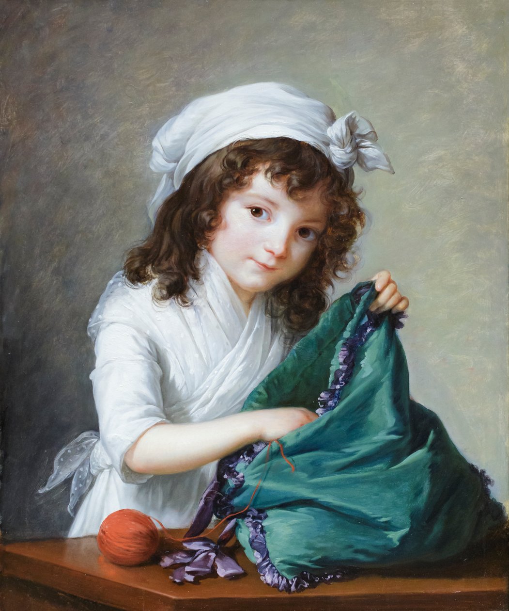 Mademoiselle Brongniart - Elisabeth Louise Vigee Lebrun