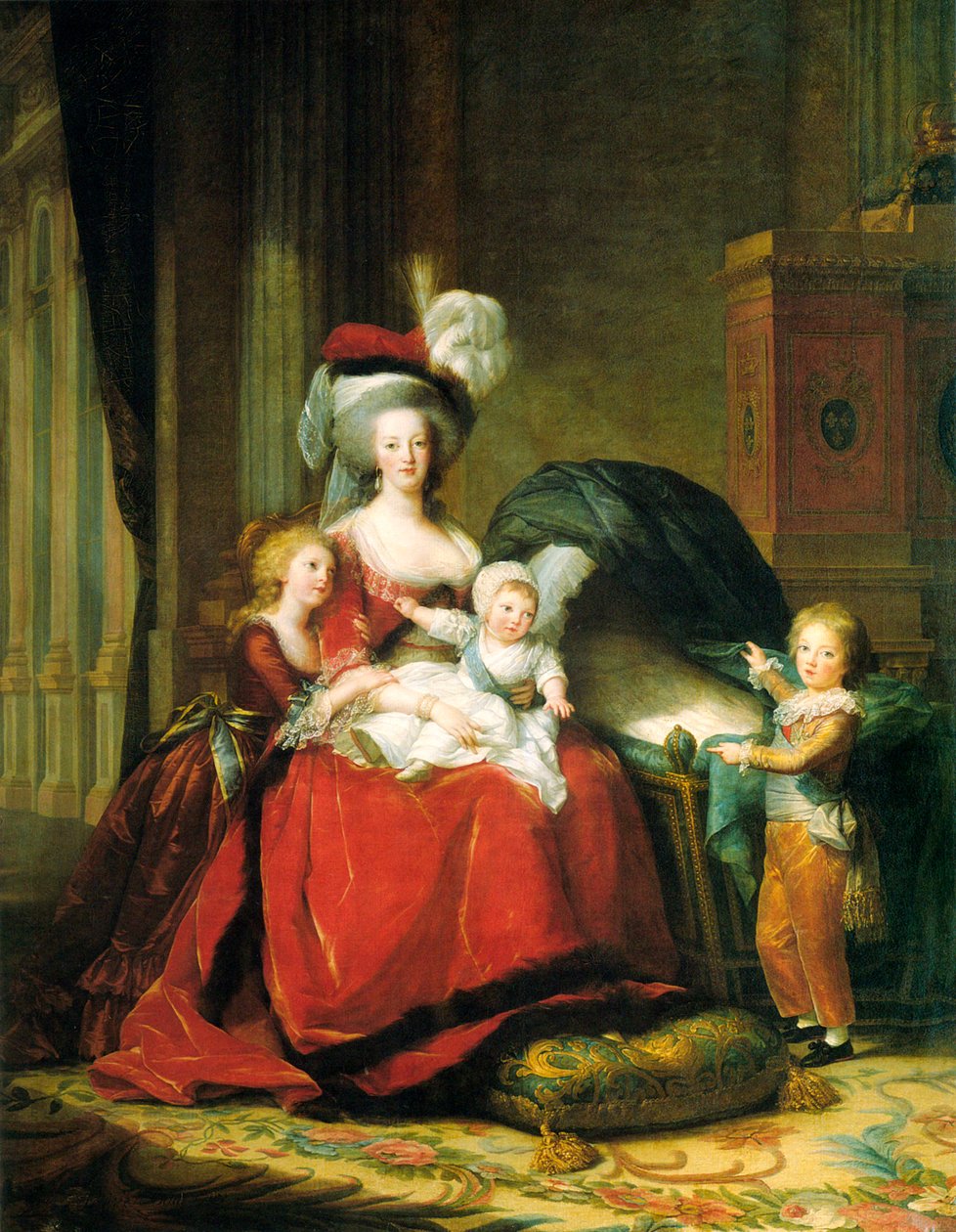 Marie-Antoinette et ses enfants, 1787 - Elisabeth Louise Vigee Lebrun