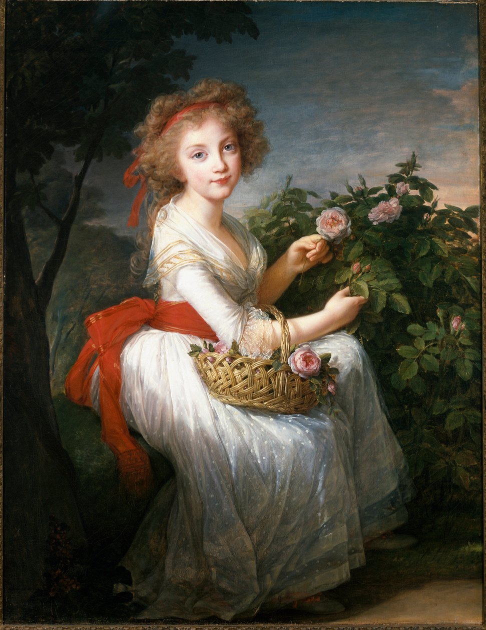 Portrait de Maria Cristina de Naples et de Sicile, vers 1790 - Elisabeth Louise Vigee Lebrun